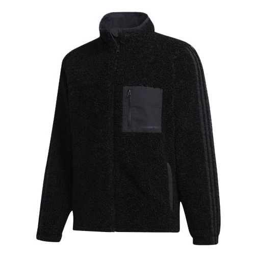 Куртка adidas neo Casual Sports Stand Collar Jacket Black, черный