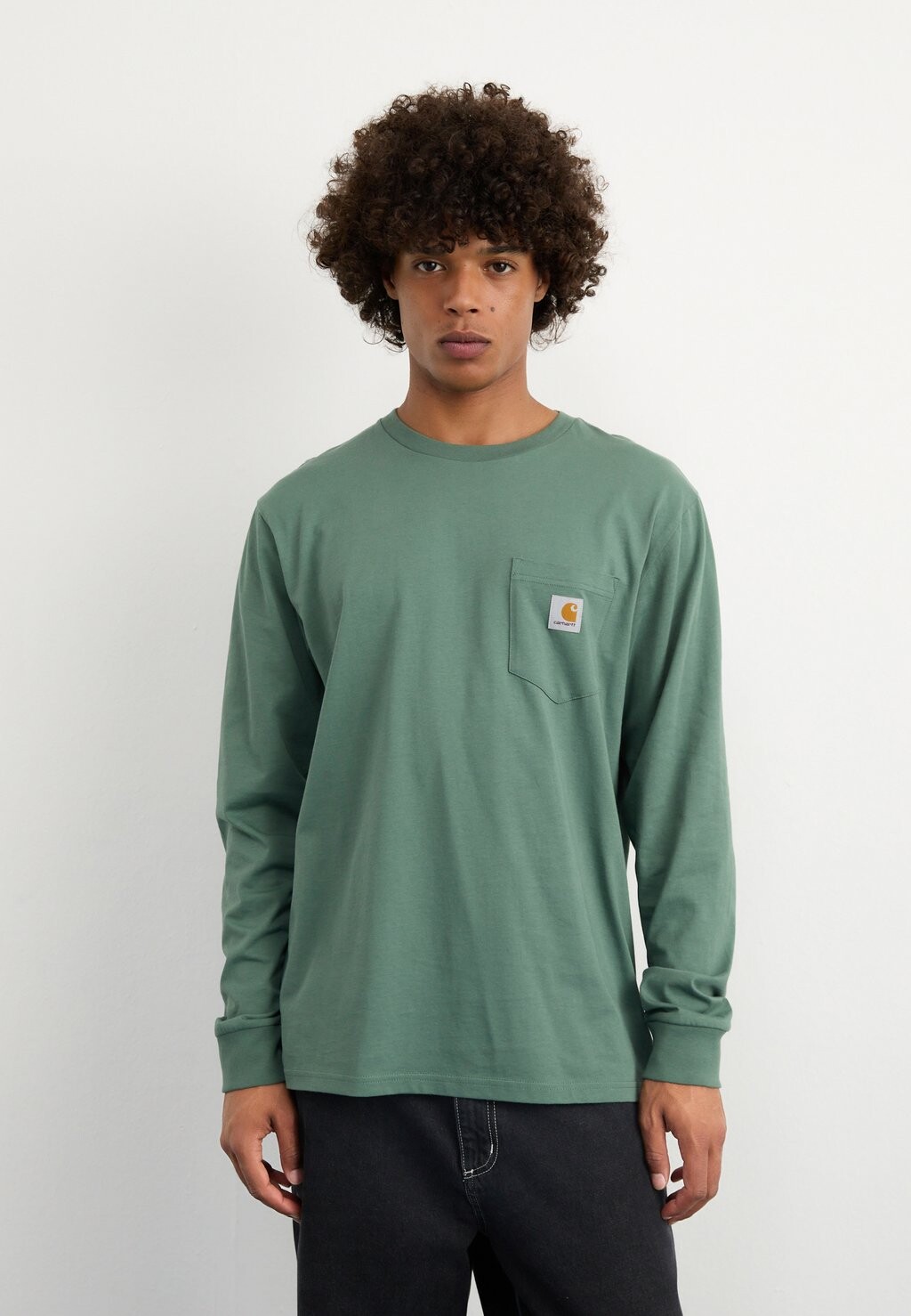

Футболка с длинным рукавом POCKET Carhartt WIP, темно-зеленый