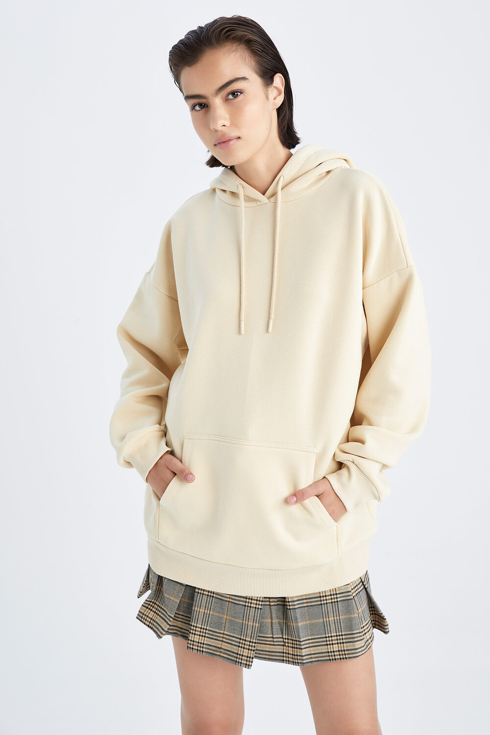 

Толстовка DeFacto Kapuzen OVERSIZE FIT, светло-желтый