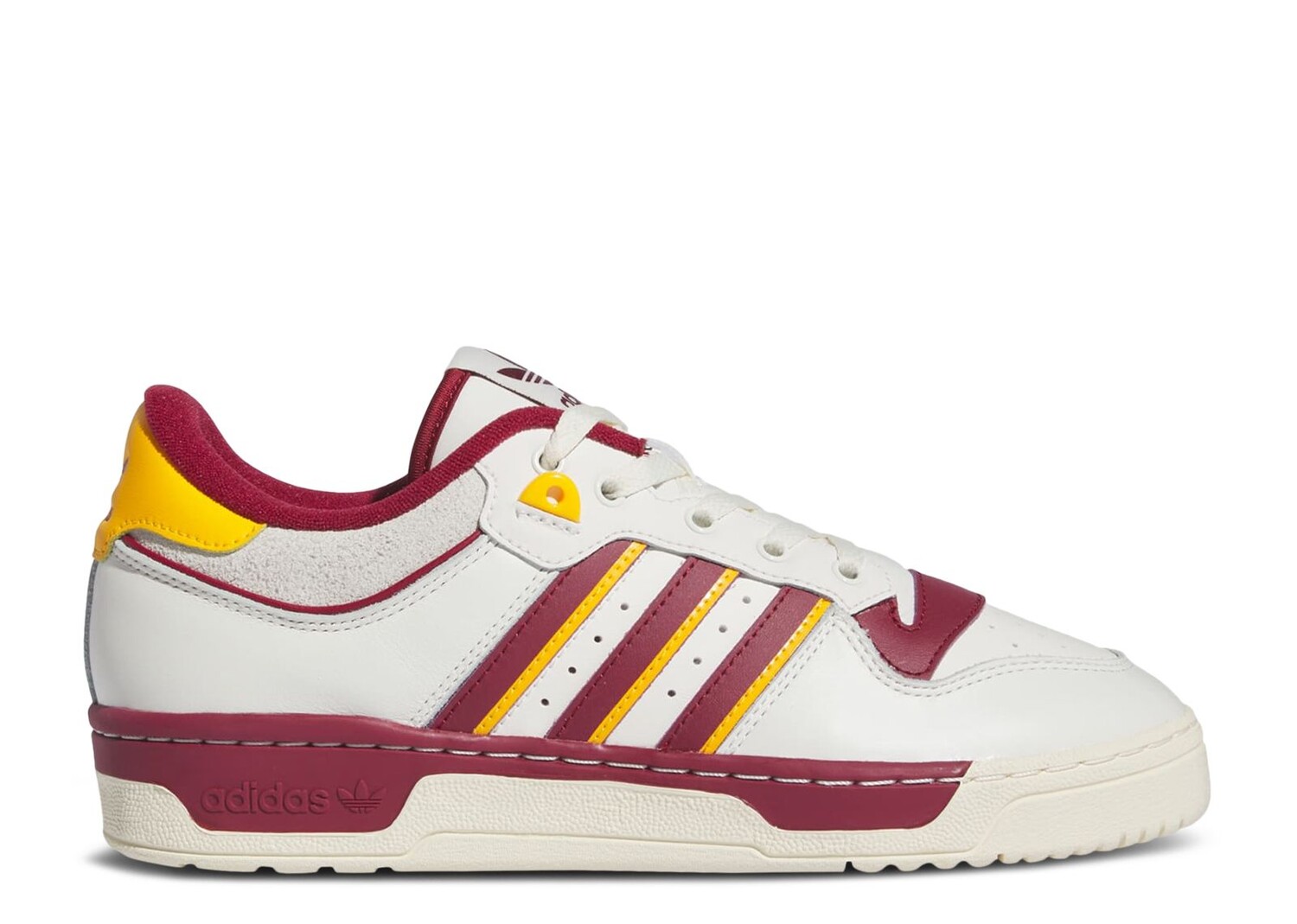 

Кроссовки adidas Rivalry 86 Low 'White Collegiate Burgundy Crew Yellow', белый