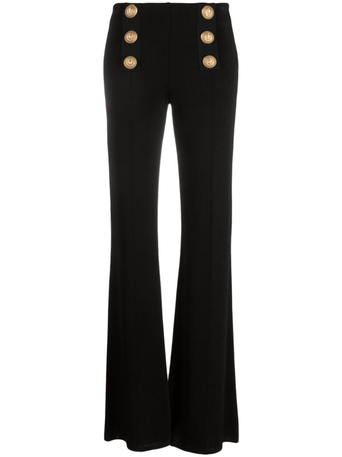 

Balmain расклешенные брюки, черный