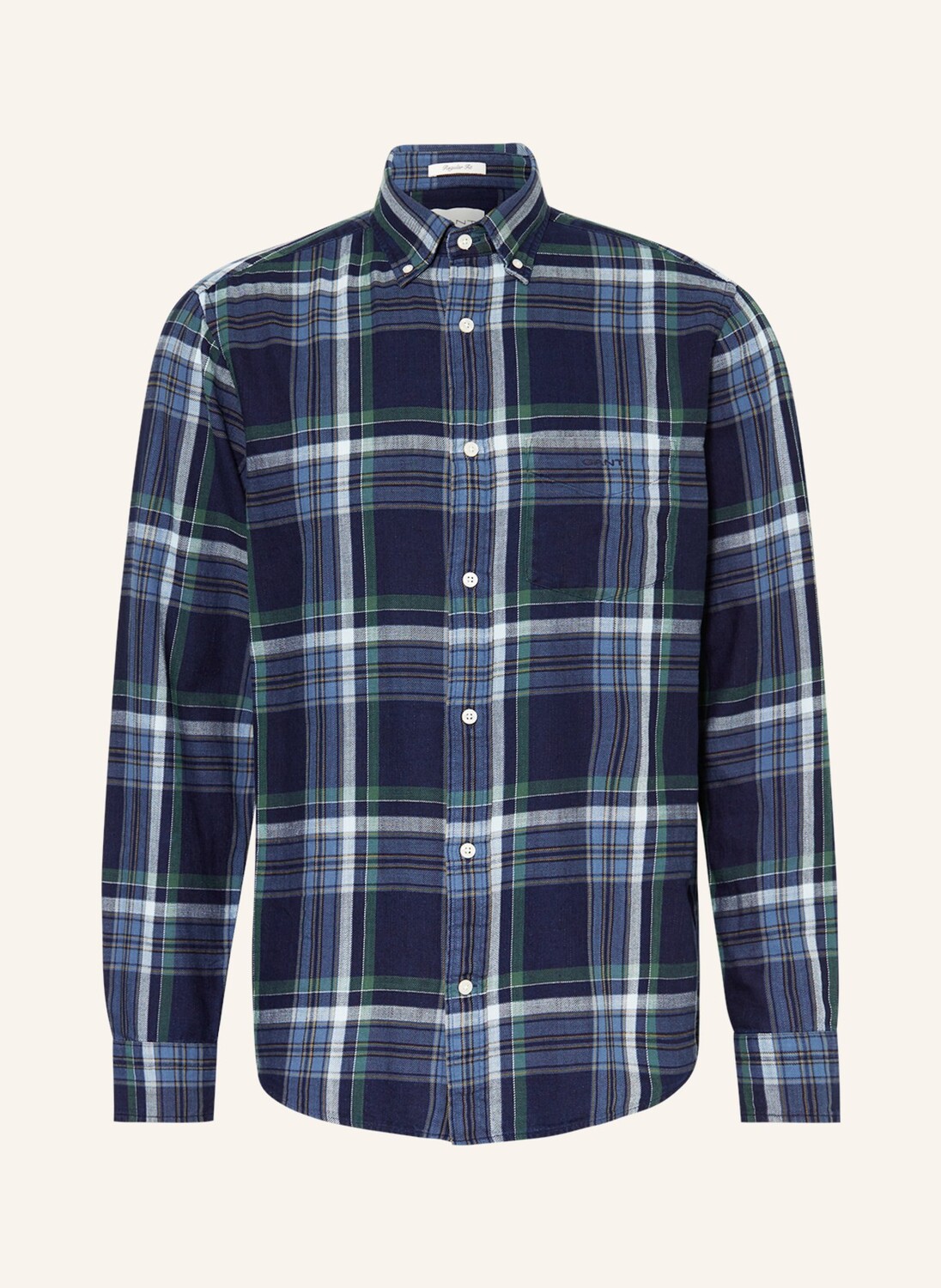 

Рубашка GANT Regular Fit, темно-синий