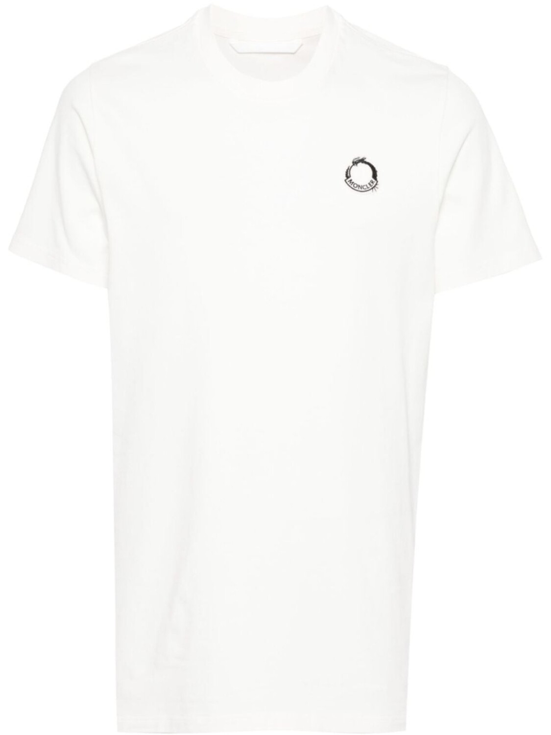

Moncler футболка с логотипом, нейтральный цвет