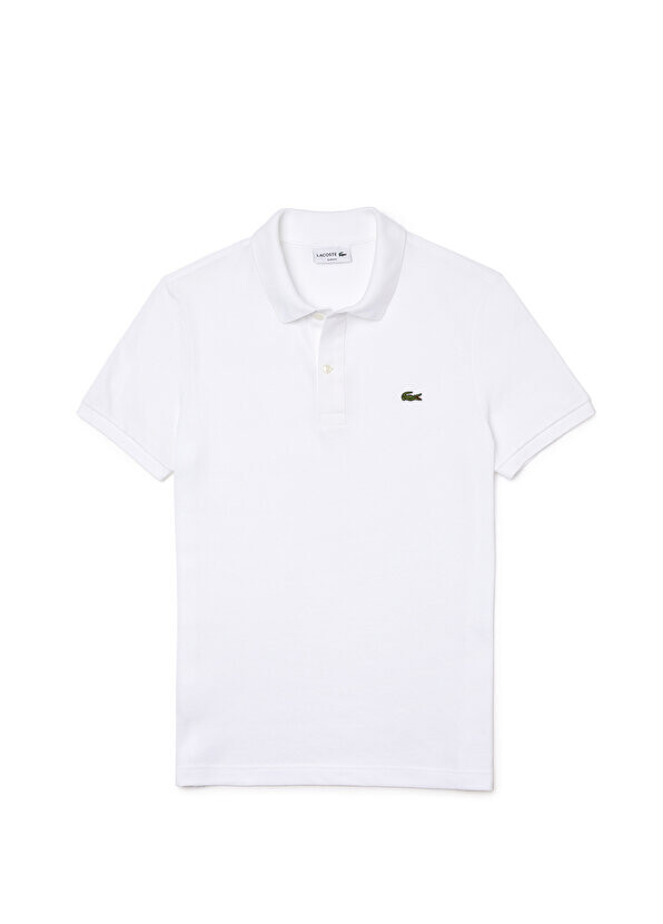 

Белая мужская футболка-поло slim fit l.12.12 Lacoste, Белый