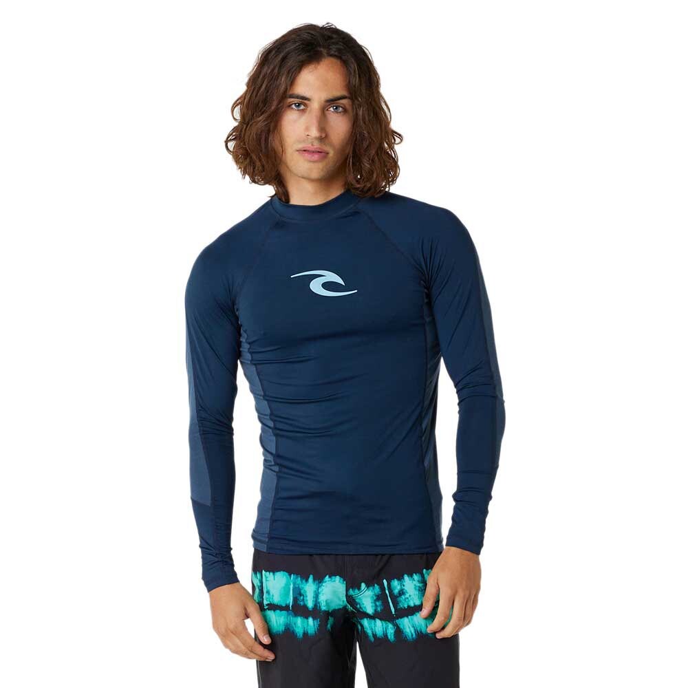 

Рашгард с длинным рукавом Rip Curl Waves UPF Perf, синий