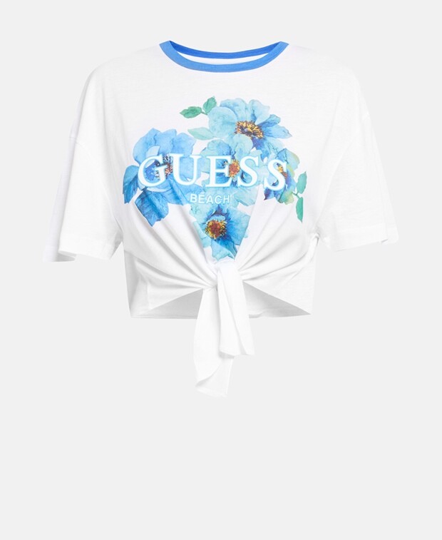 

Укороченный топ Guess, белый