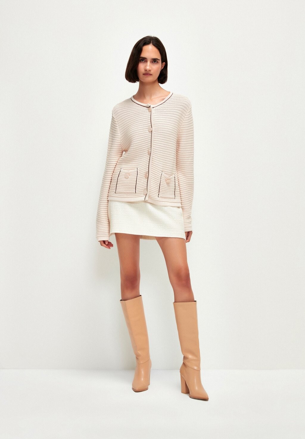

Кардиган BUTTONED WITH POCKET adL, бежевый