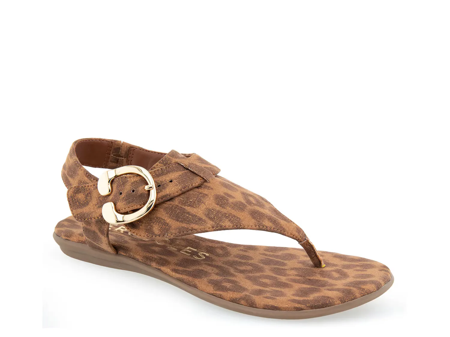

Сандалии Isa Sandal Aerosoles, коричневый/леопардовый принт
