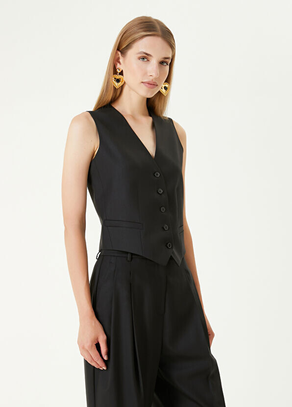 

Шерстяной жилет Beymen Collection, черный
