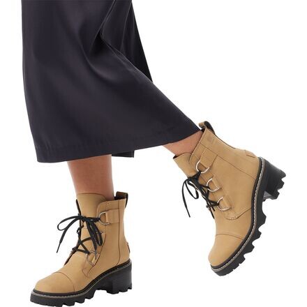 

Кружевные ботинки Joan Now - женские SOREL, цвет Caribou Buff/Black