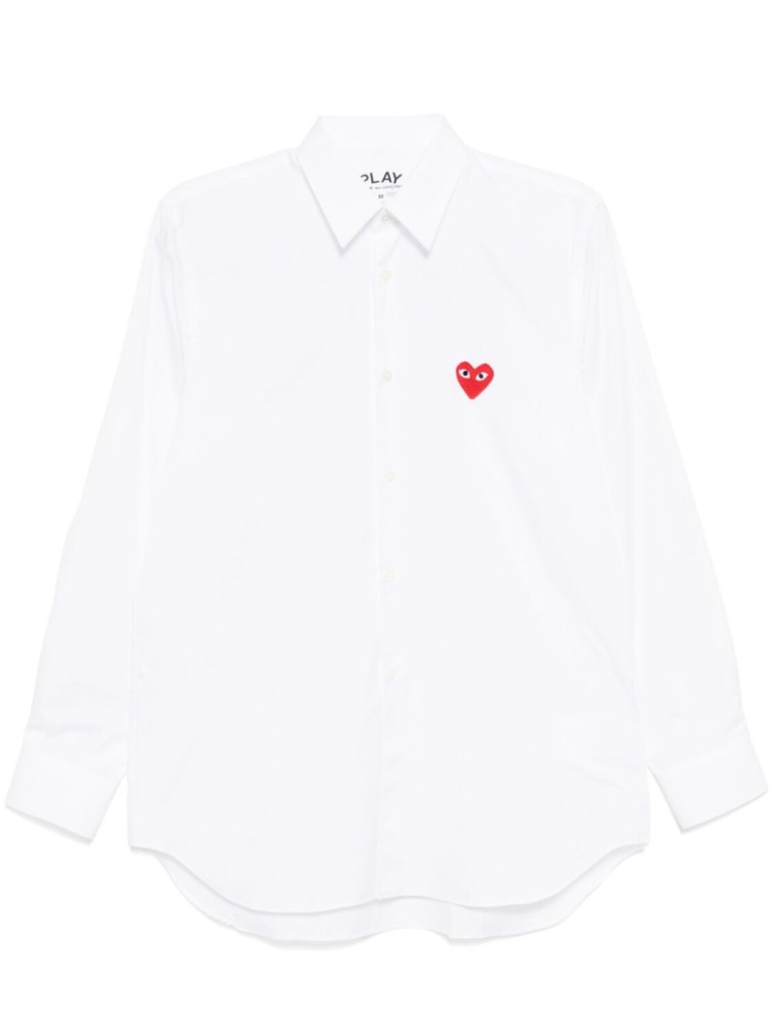 

Футболка с нашивкой-логотипом Comme Des Garçons Play, белый