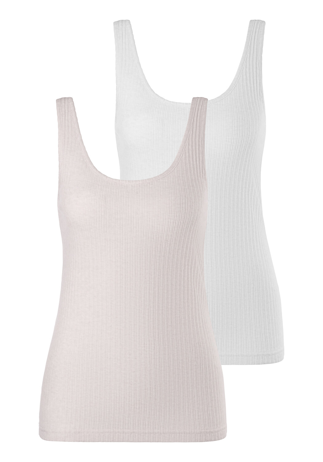 

Майка LASCANA, цвет rosa meliert, creme