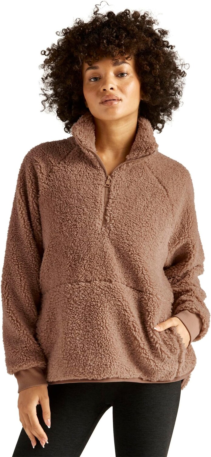 

Куртка Take Flight Sherpa Pullover Beyond Yoga, цвет Camel