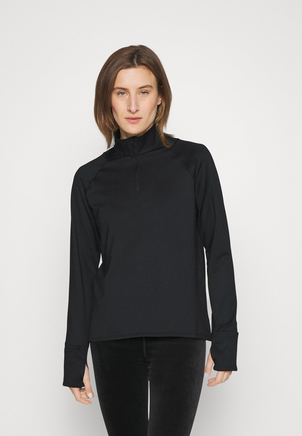 

Рубашка с длинным рукавом Athleta, черный