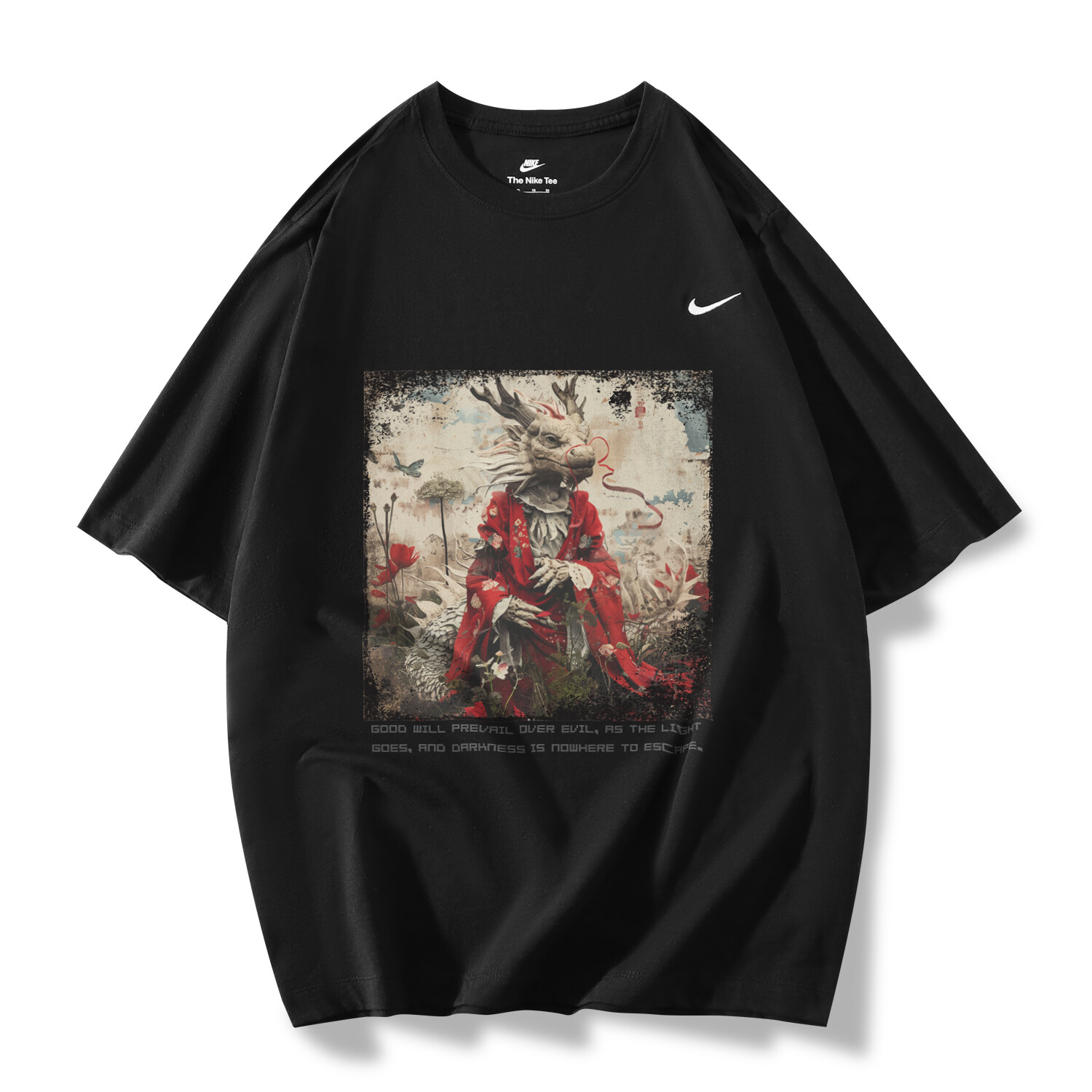 

Футболка унисекс черная Nike, черный