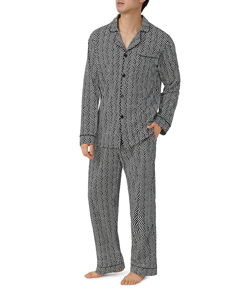 Пижамы BedHead Пижамный комплект из 2 предметов с длинными рукавами и бриллиантовым декором BedHead Pajamas, черный