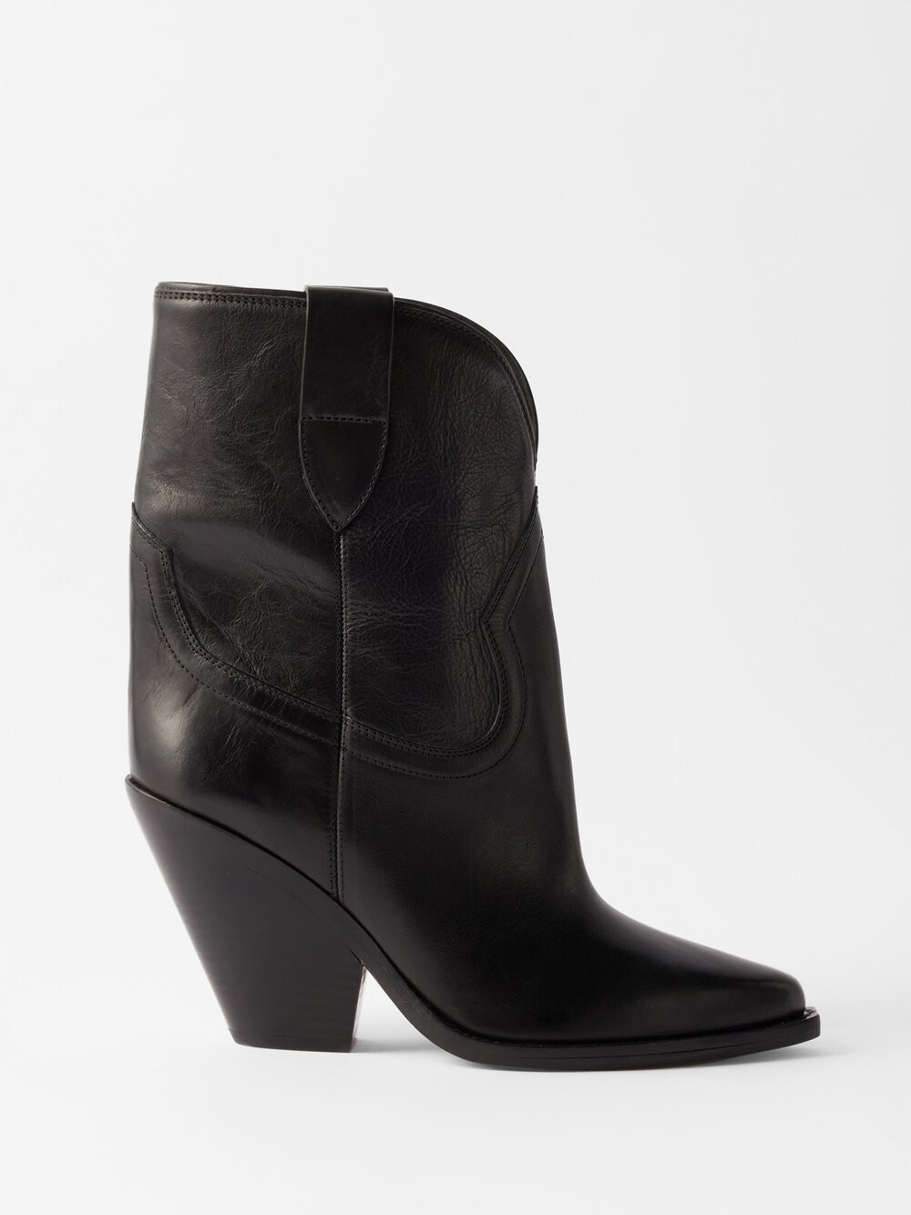 

Кожаные ковбойские сапоги leyane Isabel Marant, черный