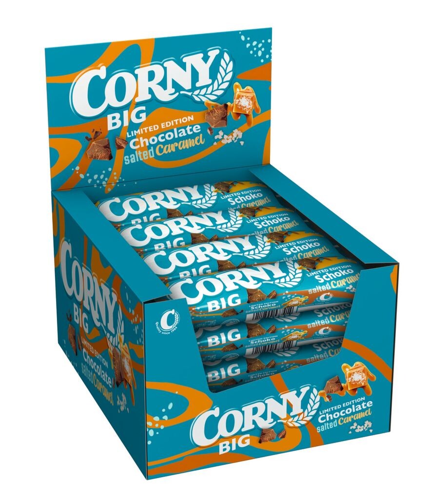 

Батончик-мюсли BIG Шоколад и соленая карамель от Corny, 24х40г Schwartau Werke