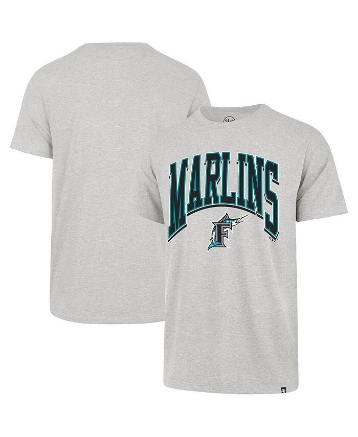 

Мужская серая футболка Miami Marlins Walk Tall Franklin '47 Brand, серый