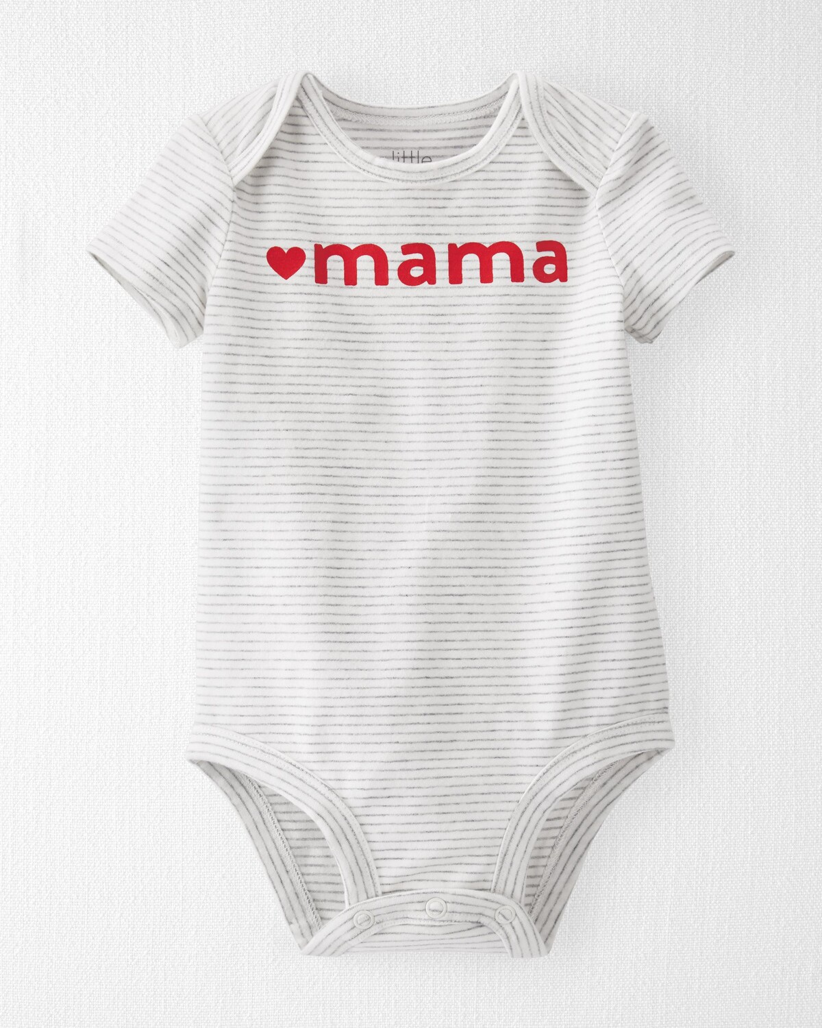 

Детское боди Mama из органического хлопка Carter's, серый