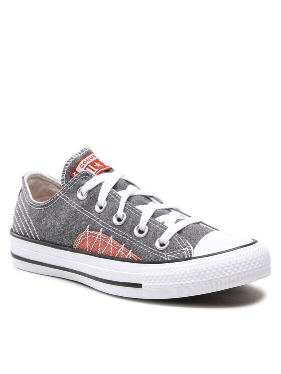 

Кроссовки из ткани Converse, серый
