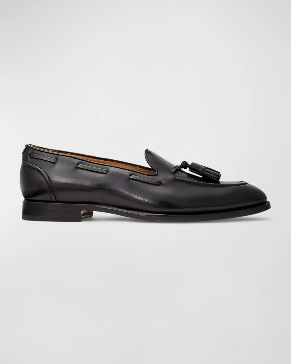 

Мужские кожаные лоферы Luther с кисточками Ralph Lauren Purple Label, черный