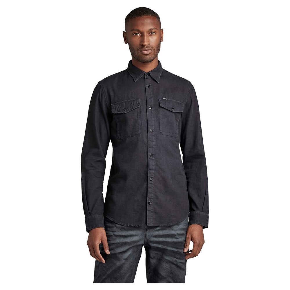 

Рубашка G-Star Marine Slim, черный