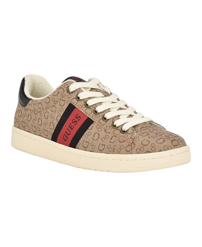 

Мужские модные кроссовки на шнуровке с логотипом Lomynz GUESS, коричневый