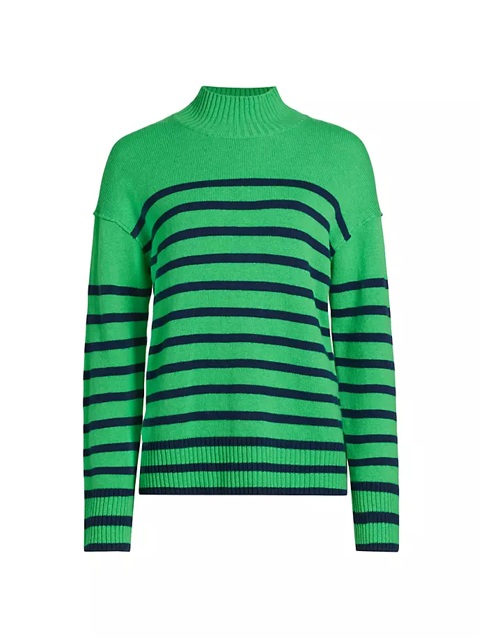 

Свитер Sasha из шерсти и кашемира в полоску Rails, цвет kelly navy stripe