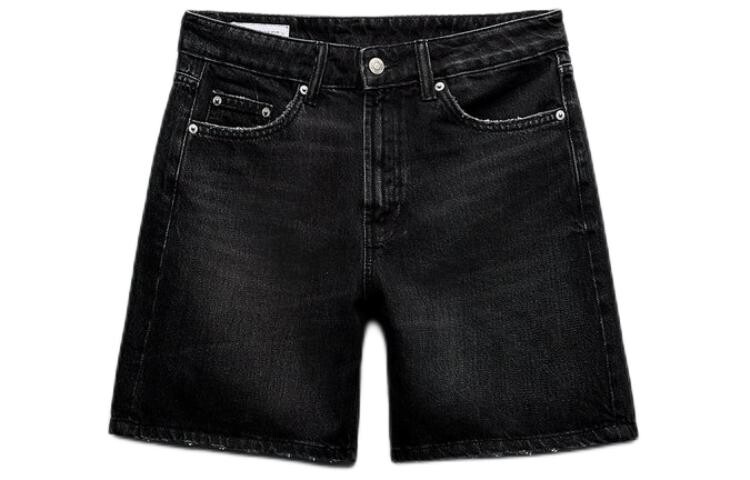 

Джинсовые шорты женские черные Zara