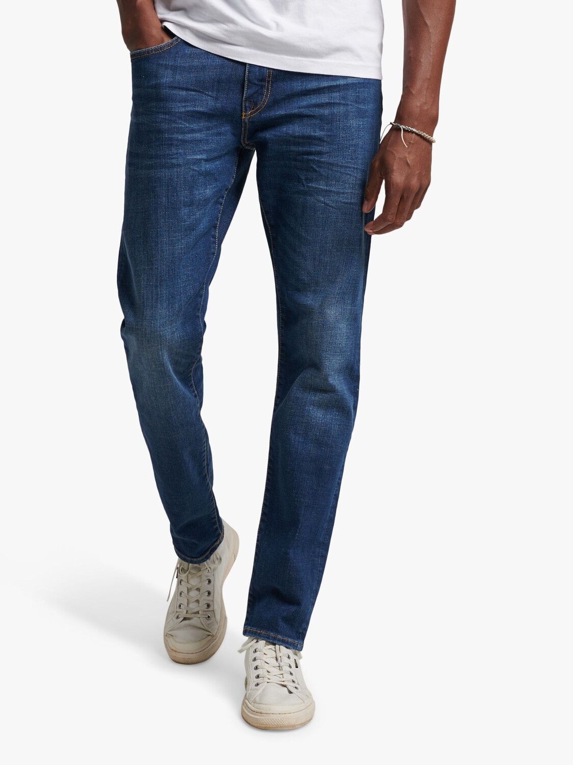 

Узкие джинсы Superdry из органического хлопка, цвет Jefferson Ink Vintage