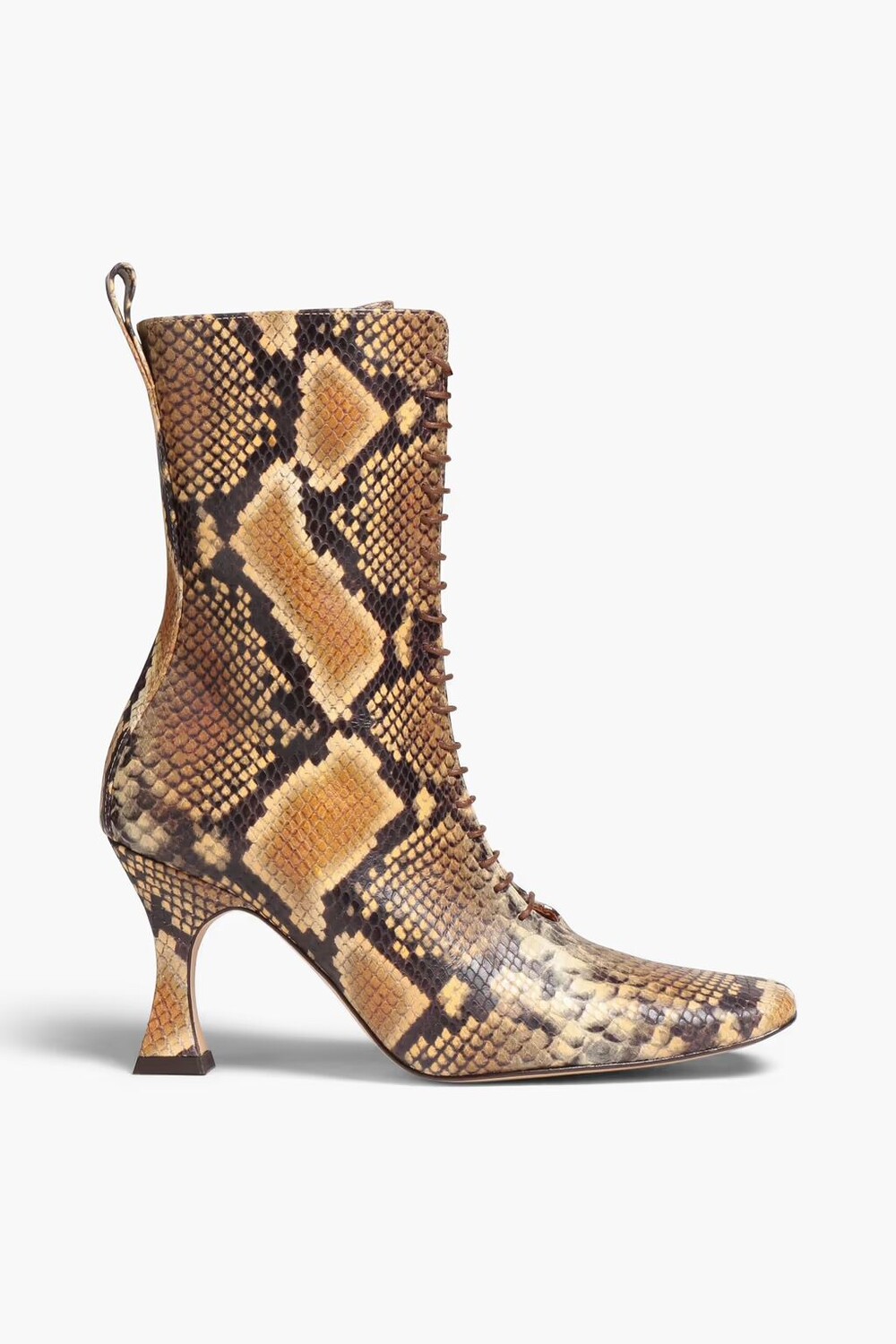 

Ботильоны Yana из кожи со змеиным эффектом Miista, цвет Animal print