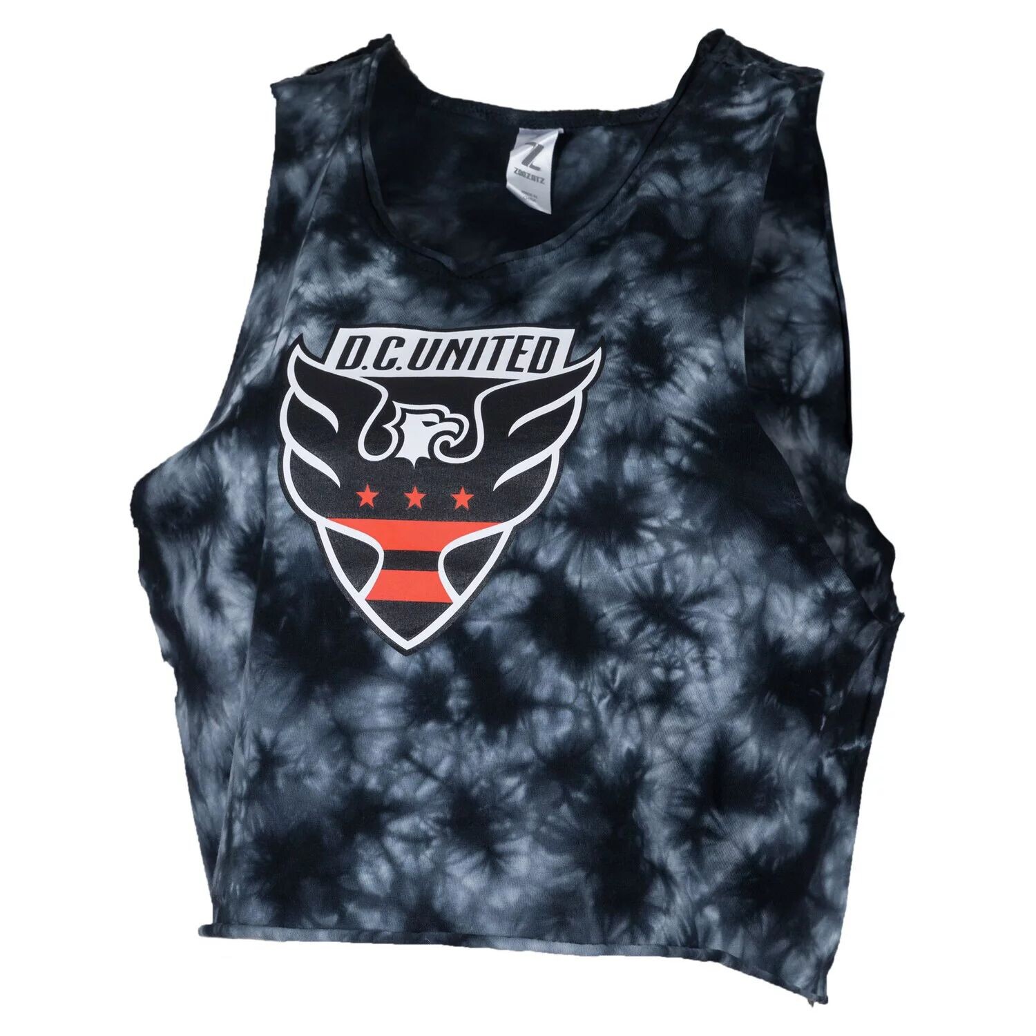 

Женская черная майка ZooZatz DC United Cloud-Dye Muscle, Черный