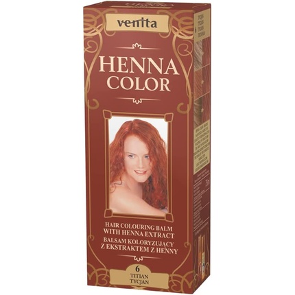 Краска для волос Henna Color 6 Тициан 75мл, Venita