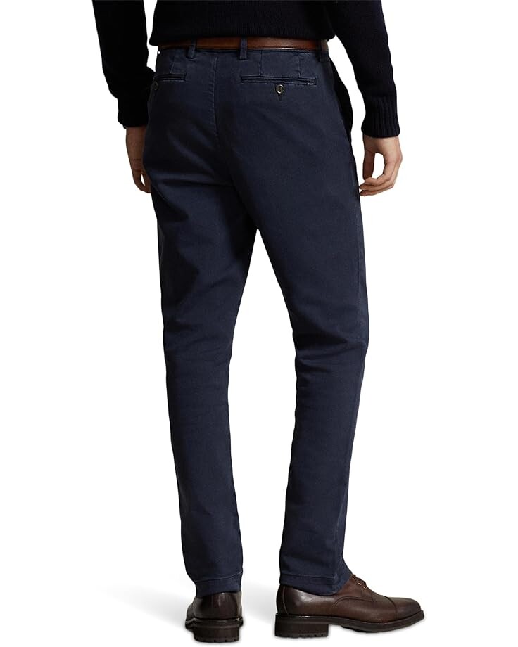 Брюки Polo Ralph Lauren Stretch Slim Fit Knitlike Chino Pants, цвет Aviator Navy