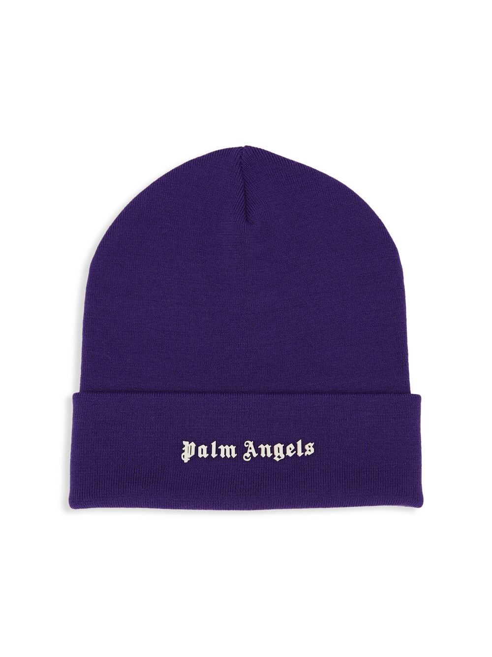 

Шерстяная шапка с логотипом Palm Angels, фиолетовый