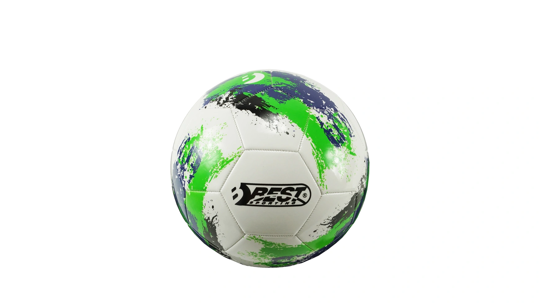 Best Футбольный мяч VALENCIA 10038 синий/зеленый юла светящаяся футбольный мяч зеленый