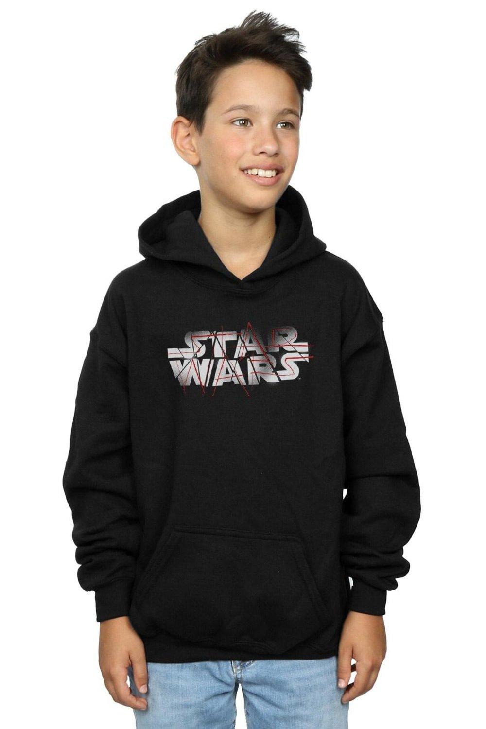 Толстовка с логотипом The Last Jedi Star Wars, черный толстовка с логотипом the last jedi star wars серый