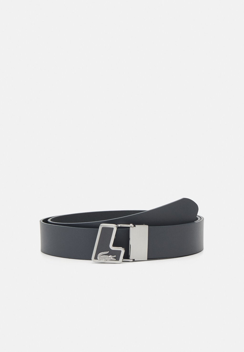 

Пояс PLAIN BELT Lacoste, темно-серый