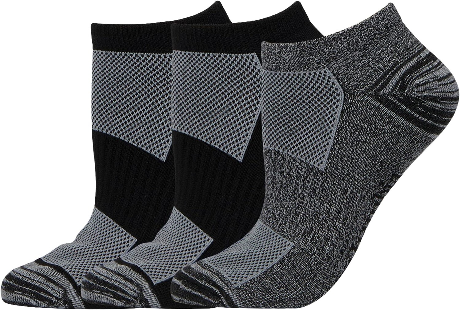 

Краситель Flat Knit Marl Space Dye No Show, 3 шт. Columbia, черный