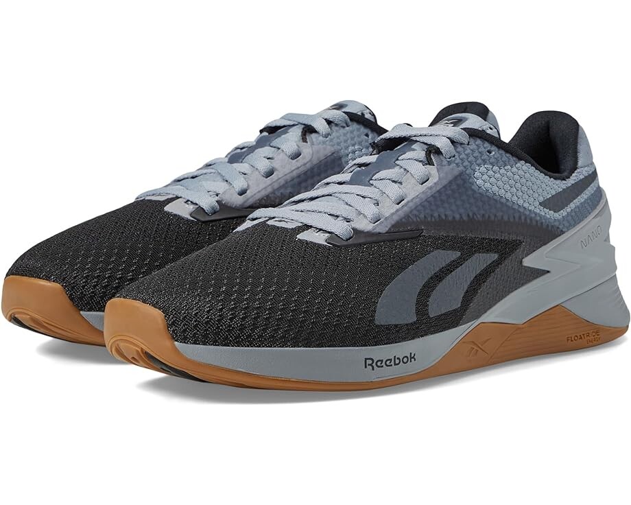 Кроссовки Reebok Nano X3, цвет Cold Grey/Core Black/Gum кроссовки reebok nano x3 цвет grout core black gum