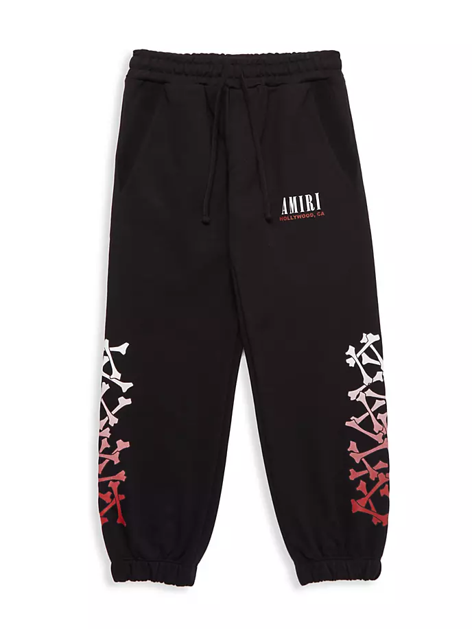 

Спортивные штаны Little Kid's & Kid's Bones Amiri, черный