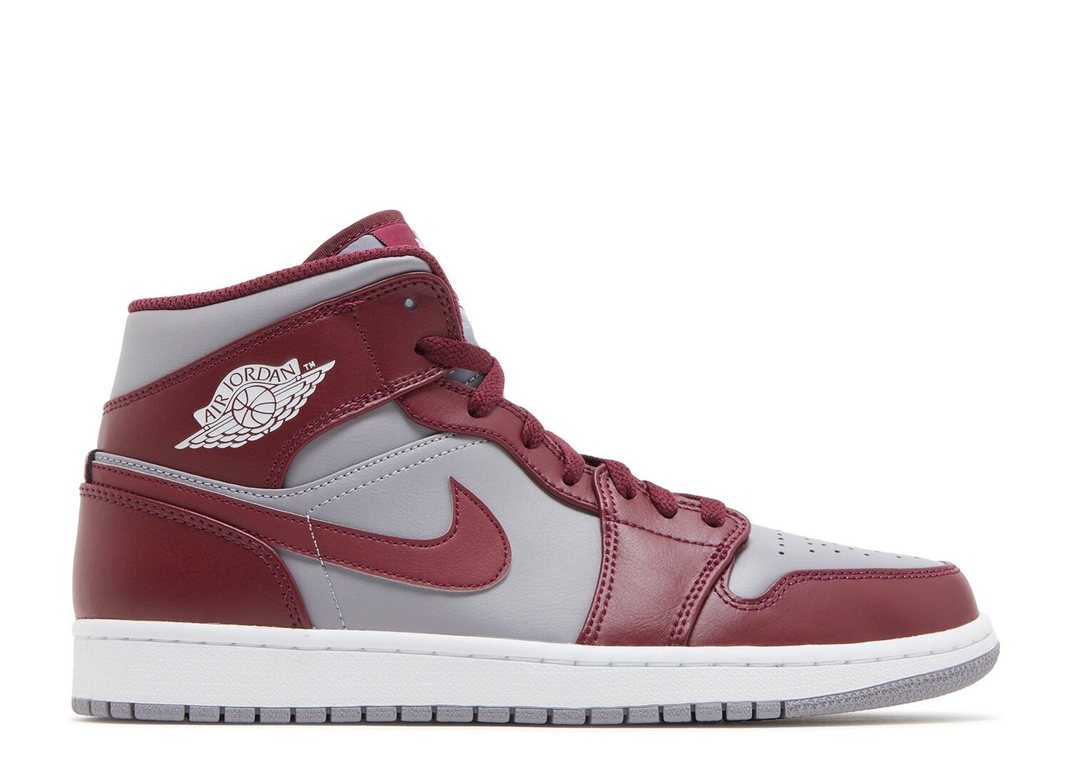 

Кроссовки Air Jordan Air Jordan 1 Mid 'Cherrywood Red', красный