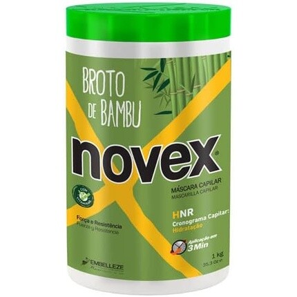 Бамбуковая маска для волос 1 кг, Novex novex novex маска для волос broto de bamboo