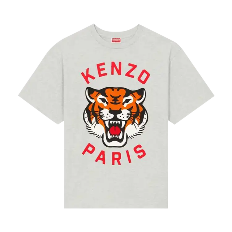 

Футболка Kenzo Lucky Tiger Oversize 'Pale Grey', серый