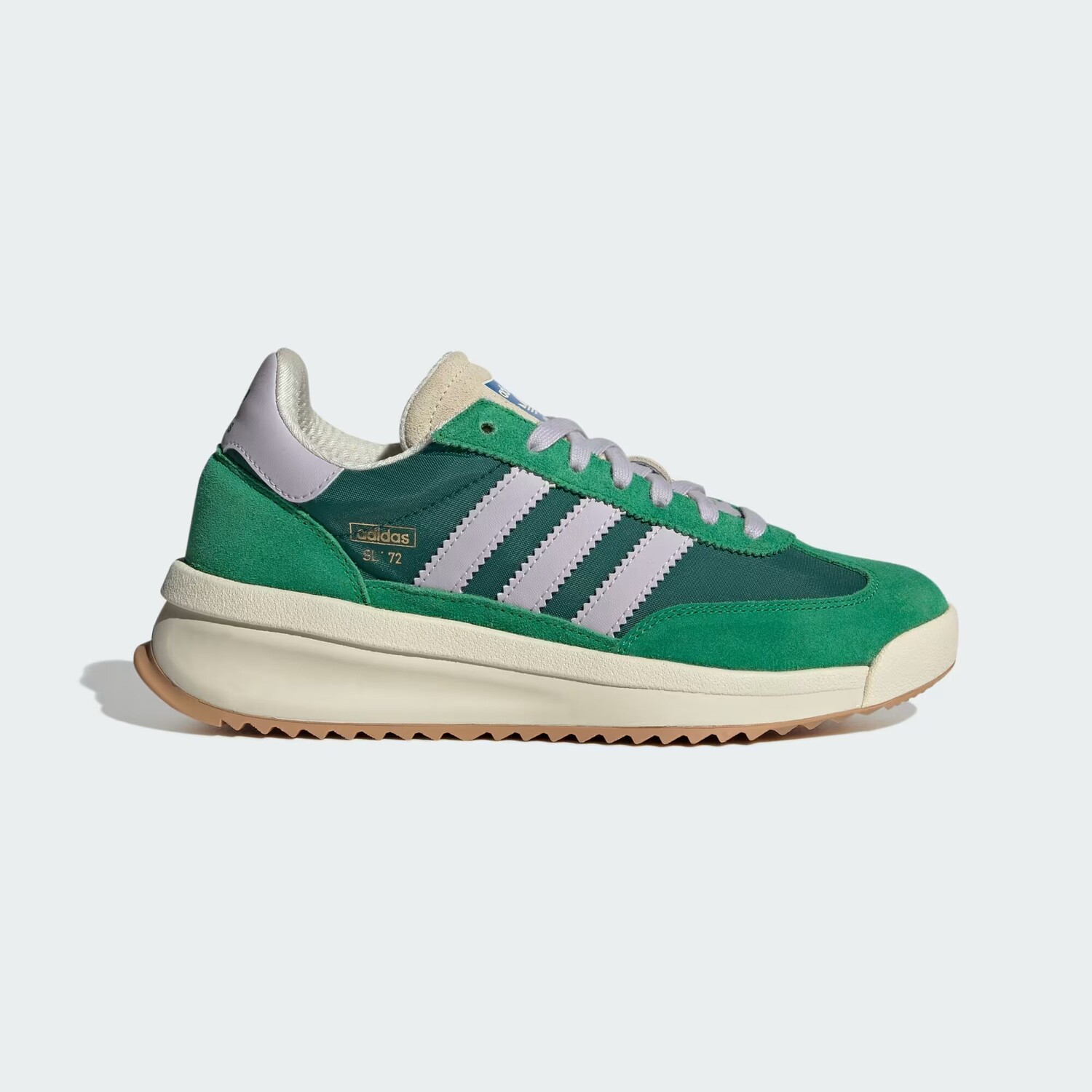 

Кроссовки SL 72 RTN Adidas, цвет Collegiate Green/Silver Dawn/Green