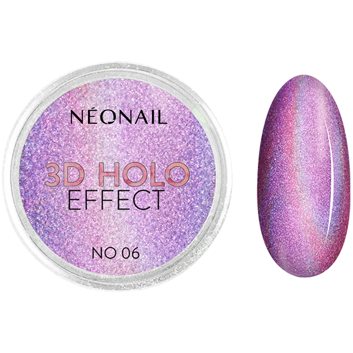 

Пудра для дизайна ногтей 06 Neonail 3D Holo Effect, 2 гр
