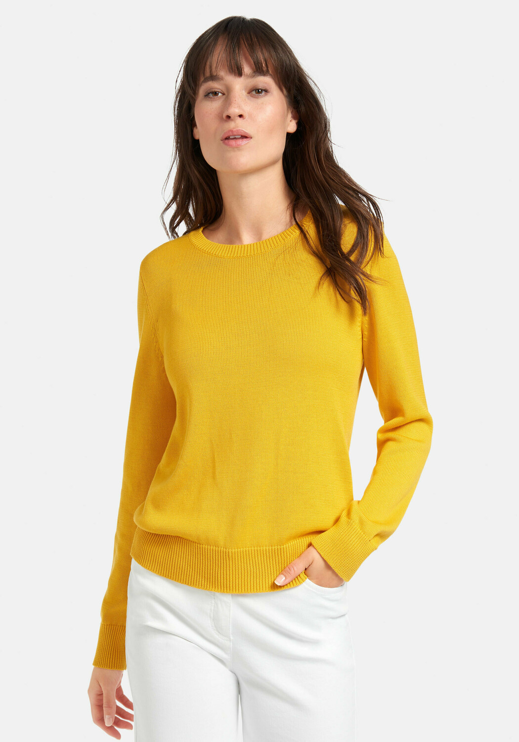 

Толстовка PETER HAHN Pullover cotton, желтый