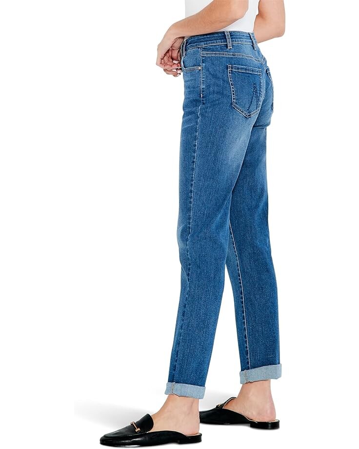 

Джинсы NIC+ZOE Mid-Rise Girlfriend Jeans, цвет Atlantic