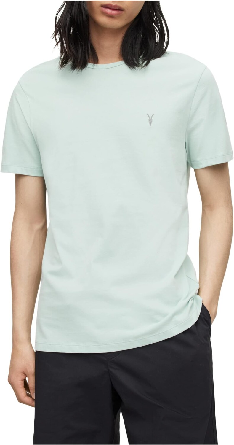 

Футболка Brace Tonic Crew AllSaints, цвет Calcite Green